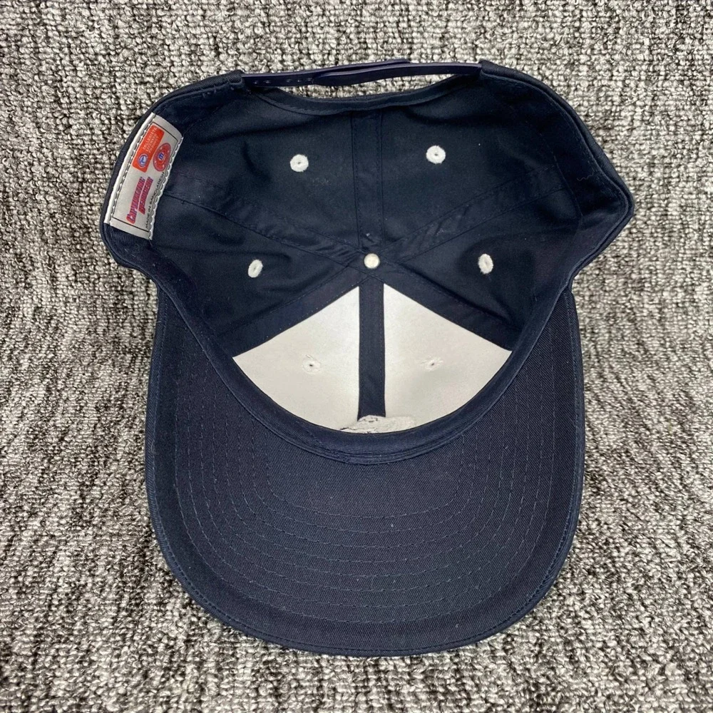 VTG Duke Blue Devils Hat Mens OSFA Navy Blue Snapback Cap Captivating Headgear